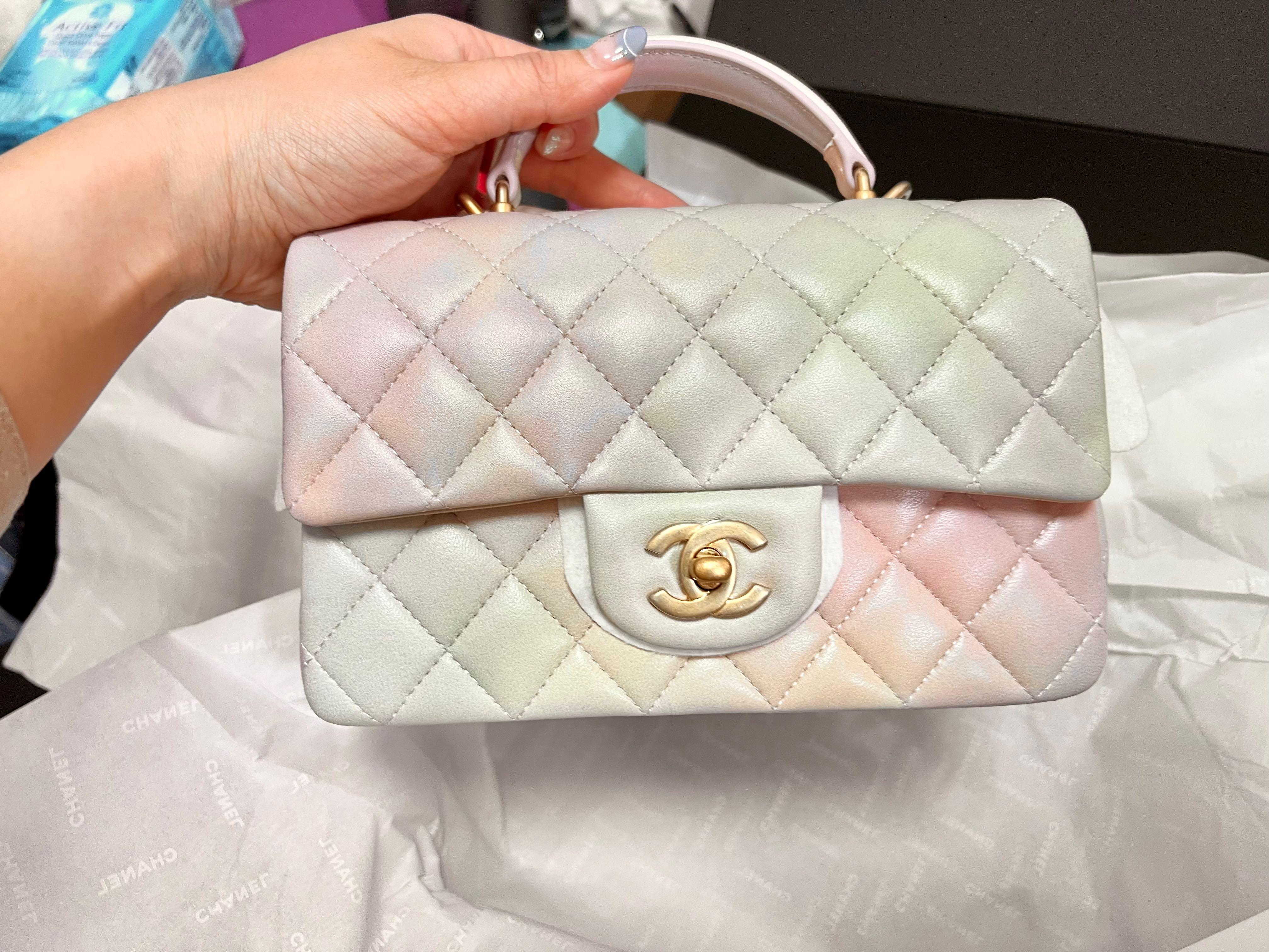 Pink mini chanel clearance