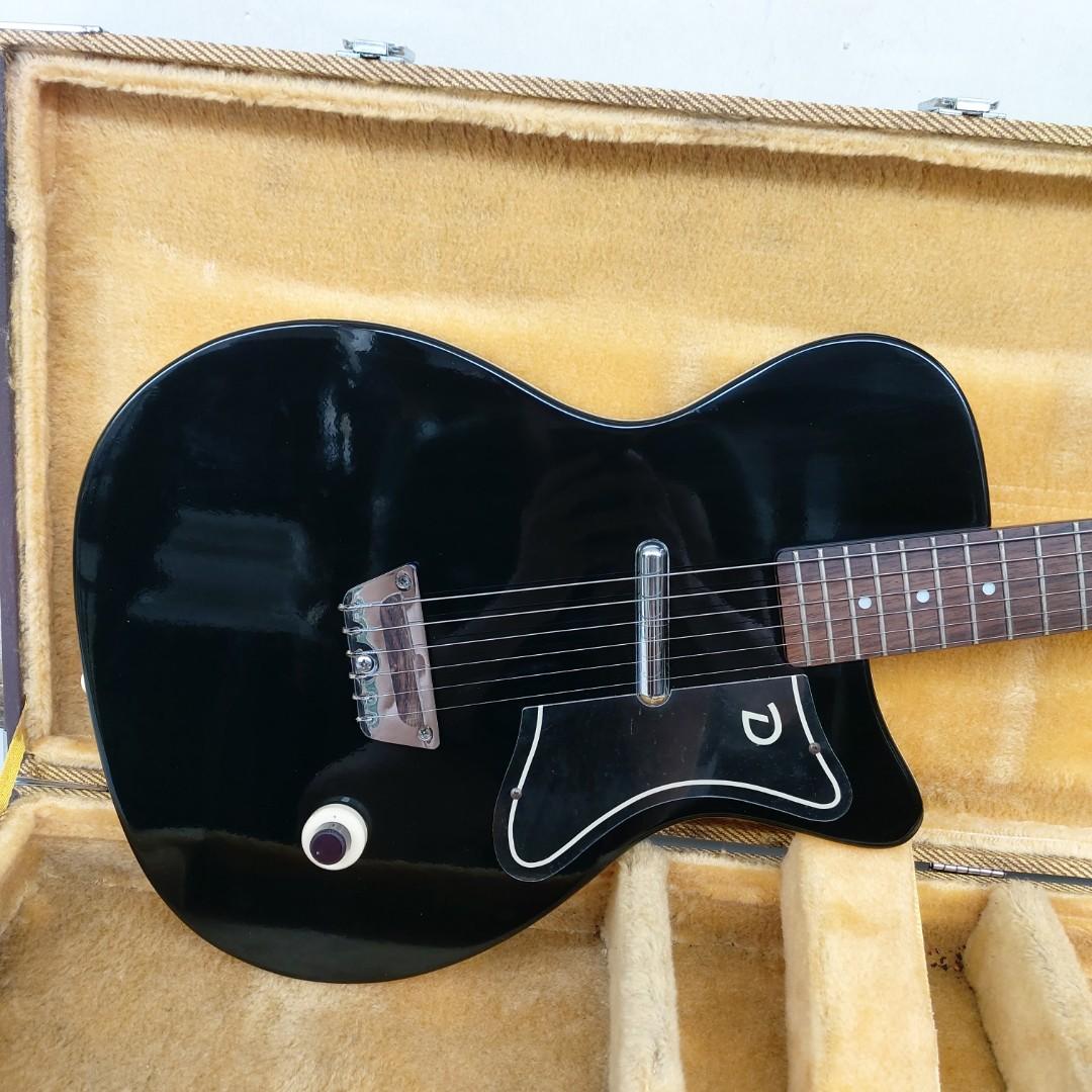 Danelectro U1 Reissue 1956 Black n boss ibanez fender gibson Squier epiphone