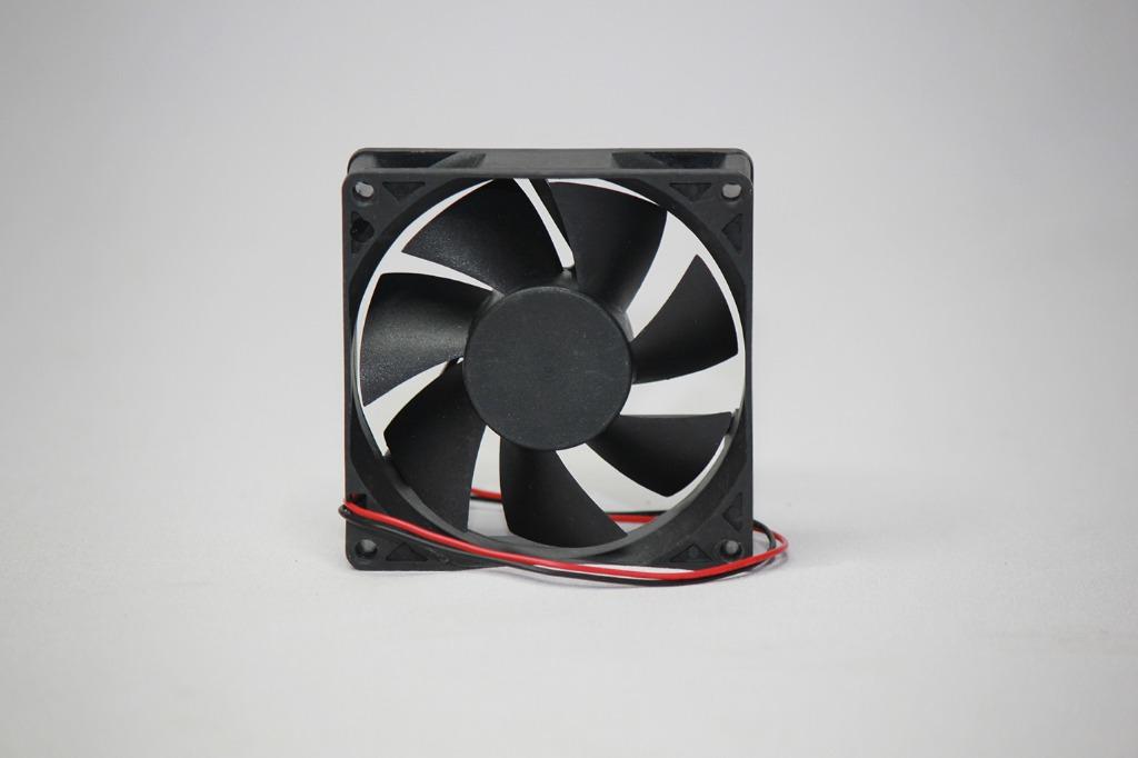 DC BRUSHLESS FAN MOTOR, 80mm 2PIN DC 12V 0.30A HF8025SLHB10, BEST FOR