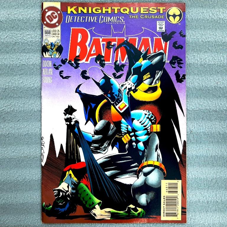 Detective Comics #668 Batman (DC Comics) 1st App: Trigger Twins (Chuck  Dixon, Graham Nolan, Scott Hanna, Kelley Jones), Hobbies & Toys, Books &  Magazines, Comics & Manga on Carousell
