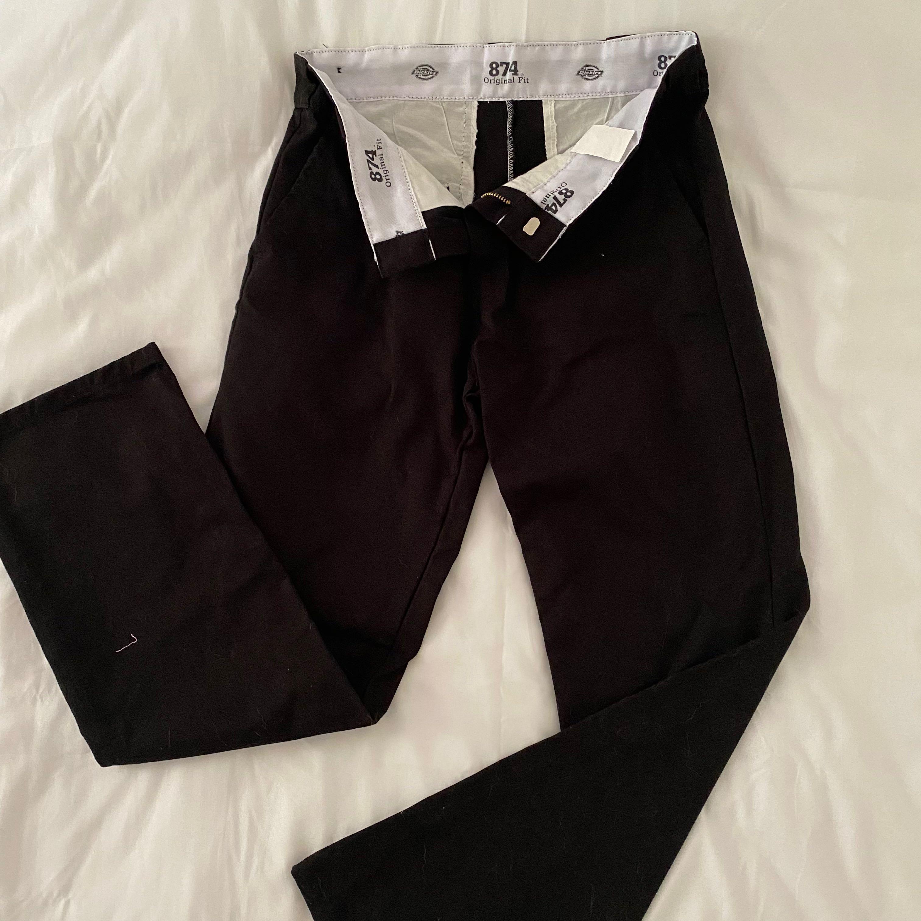 Dickies 874 original fit work pants Black size 30, Women's Fashion,  Bottoms, Other Bottoms on Carousell