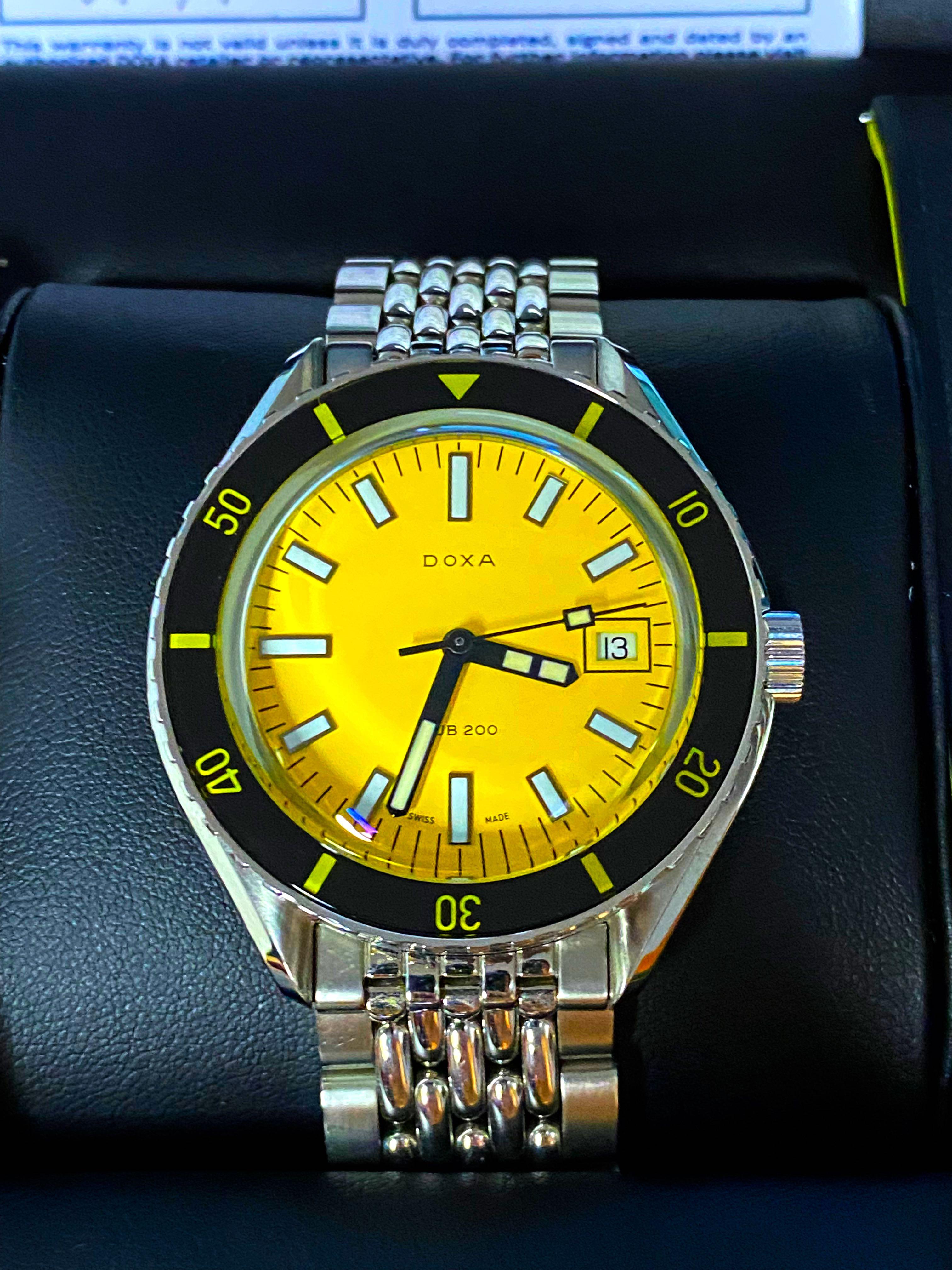 Doxa Sub 200 Yellow