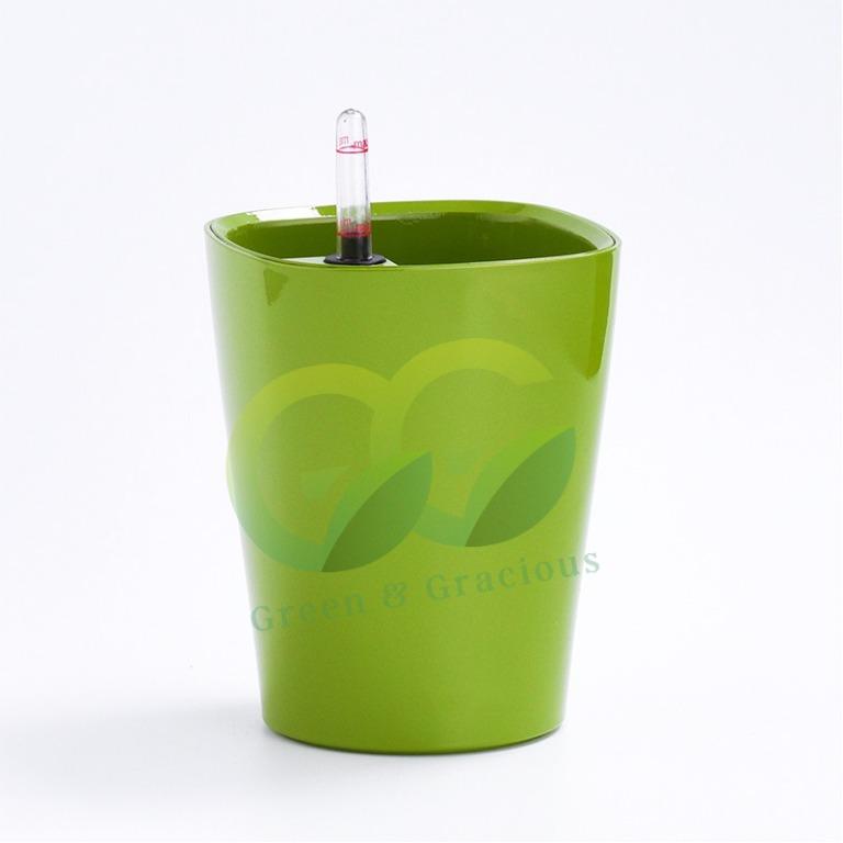 Dumpy Square Cylinder 18cm (H) / Self Watering Planter/ Hydroculture ...
