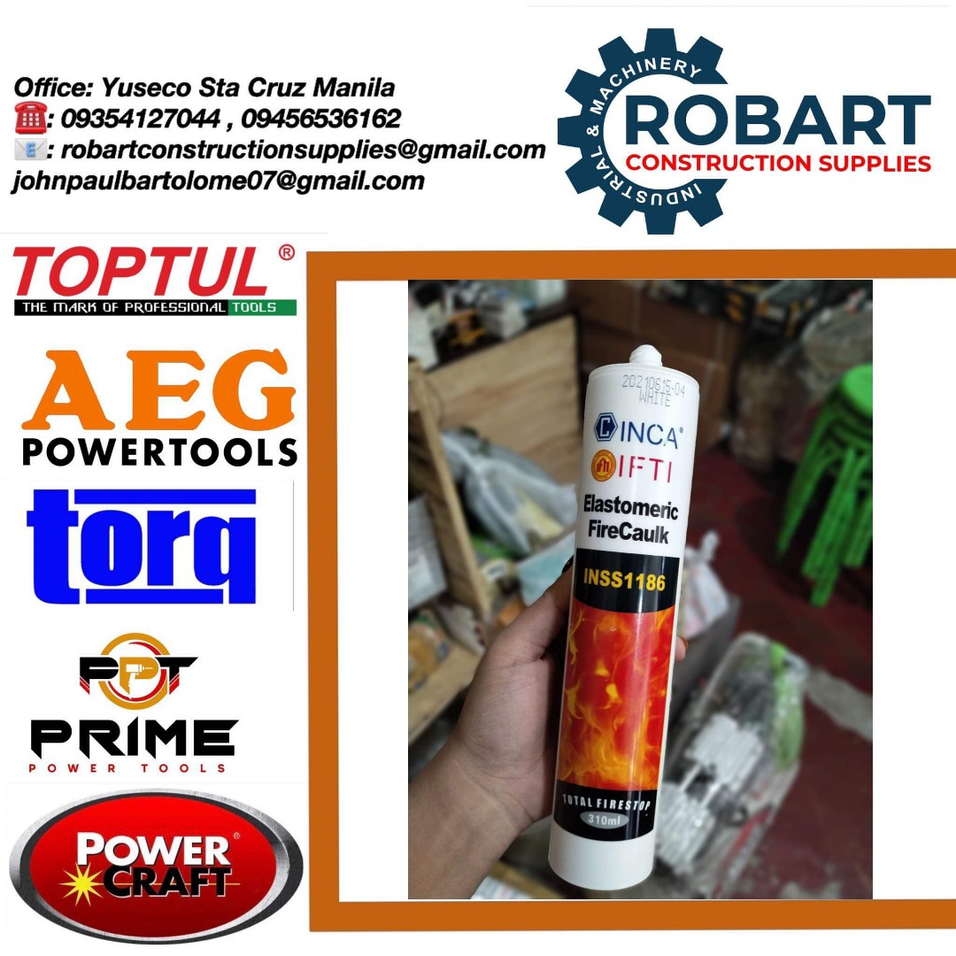 Firestop sealant, Commercial & Industrial, Construction Tools