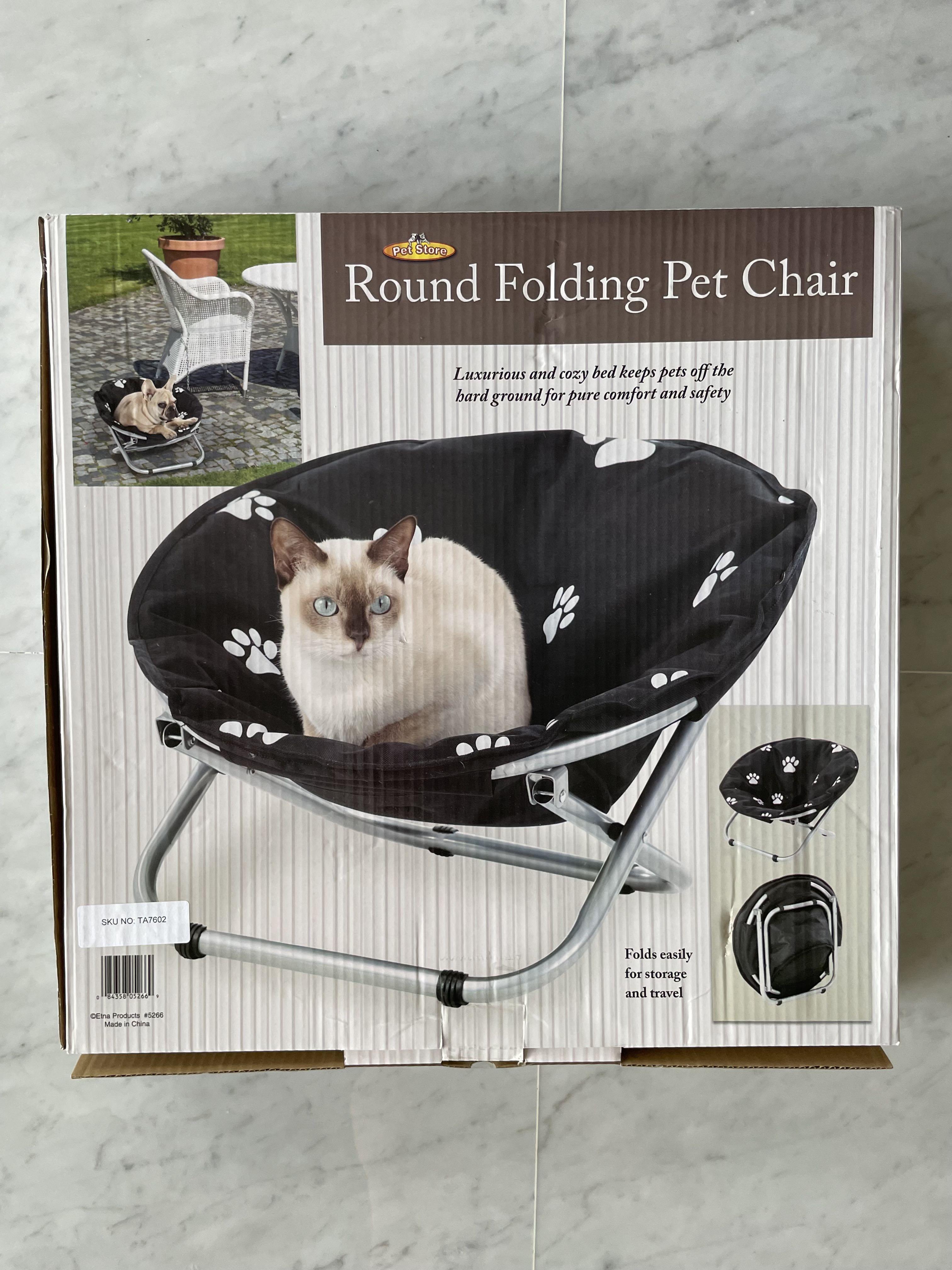Folding pet chair, Pet Supplies, Homes & Other Pet Accessories on Carousell