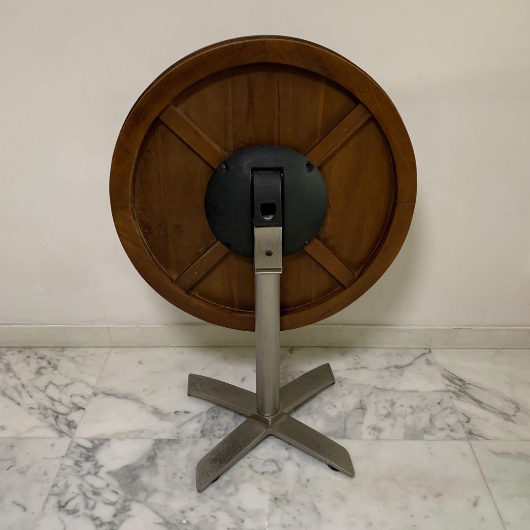 Folding wooden table and anti wobbly table 2 designs, Furniture