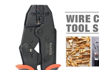 FREE DELIVERY + WARRANTY) IWISS Crimping Tool Kits with Wire