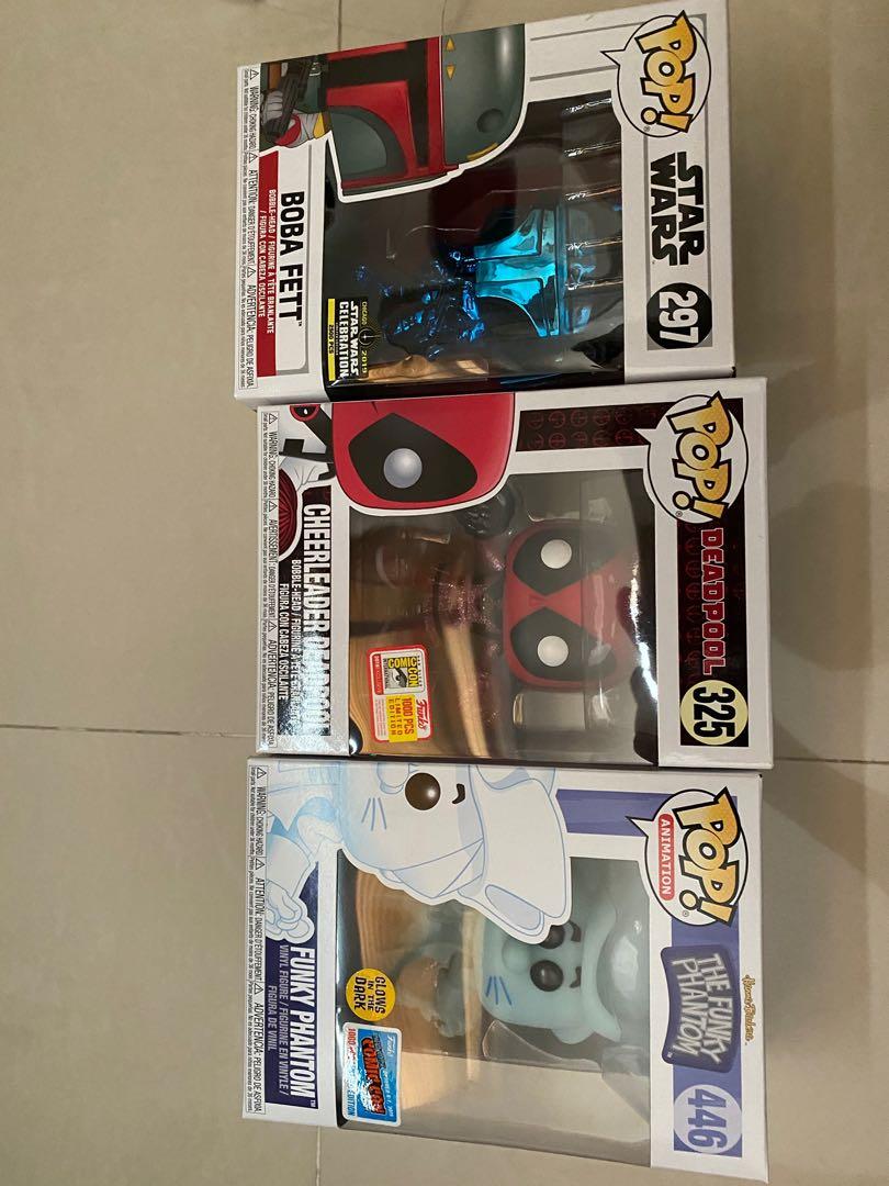 Funko pop blue hot sale chrome boba fett