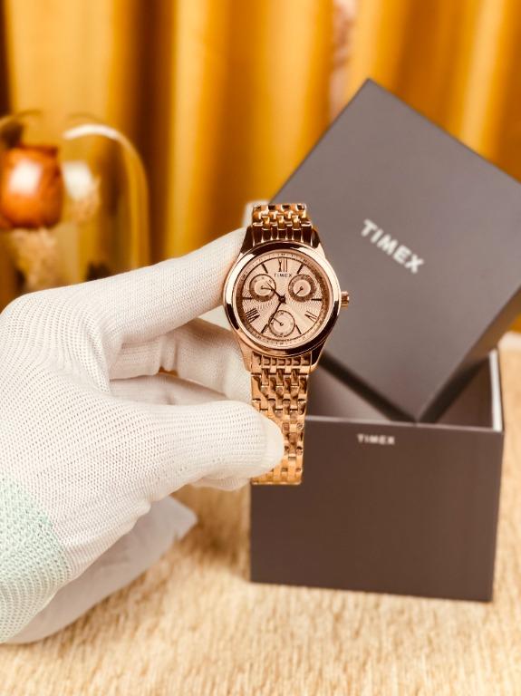 Timex blink rose clearance gold