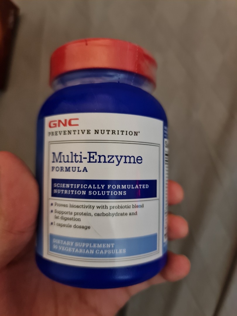 GNC multiple enzyme, Health & Nutrition, Medical Supplies & Tools on