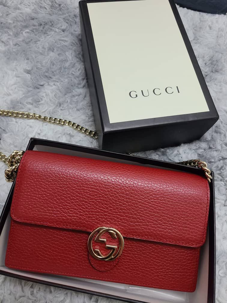 AUTHENTIC Gucci woc red