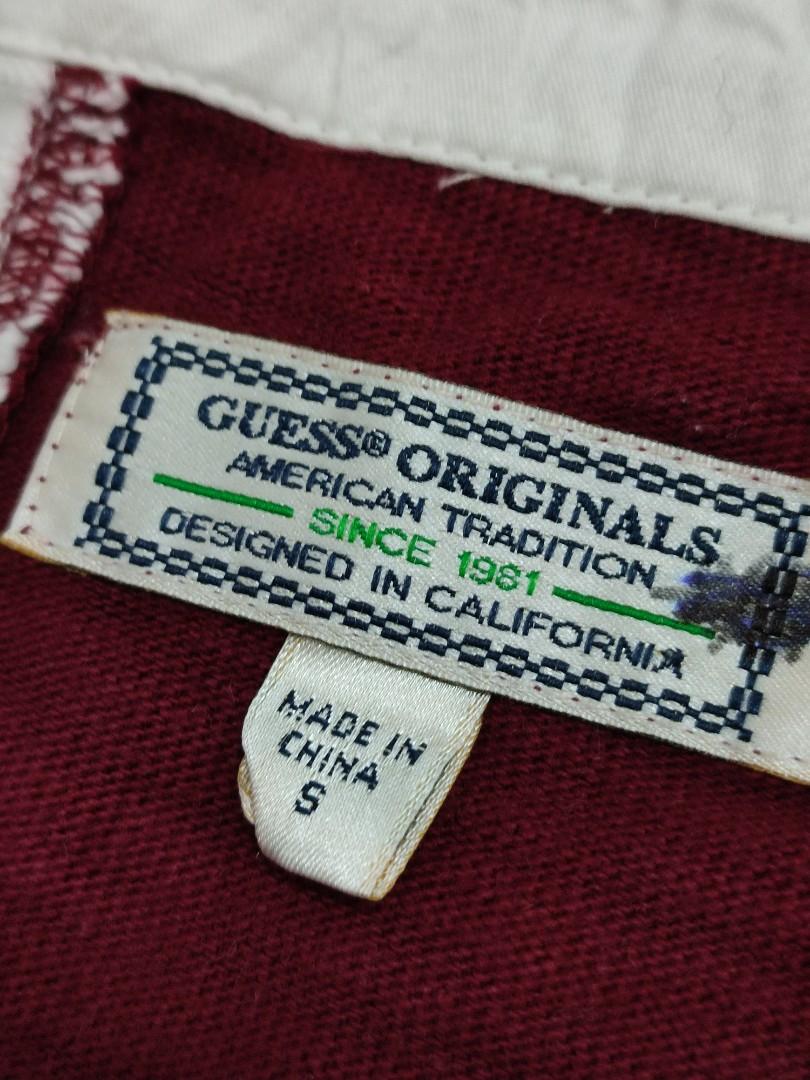 GUESS JEANS RUGBY SHIRT, Men's Fashion, Tops & Sets, Tshirts & Polo
