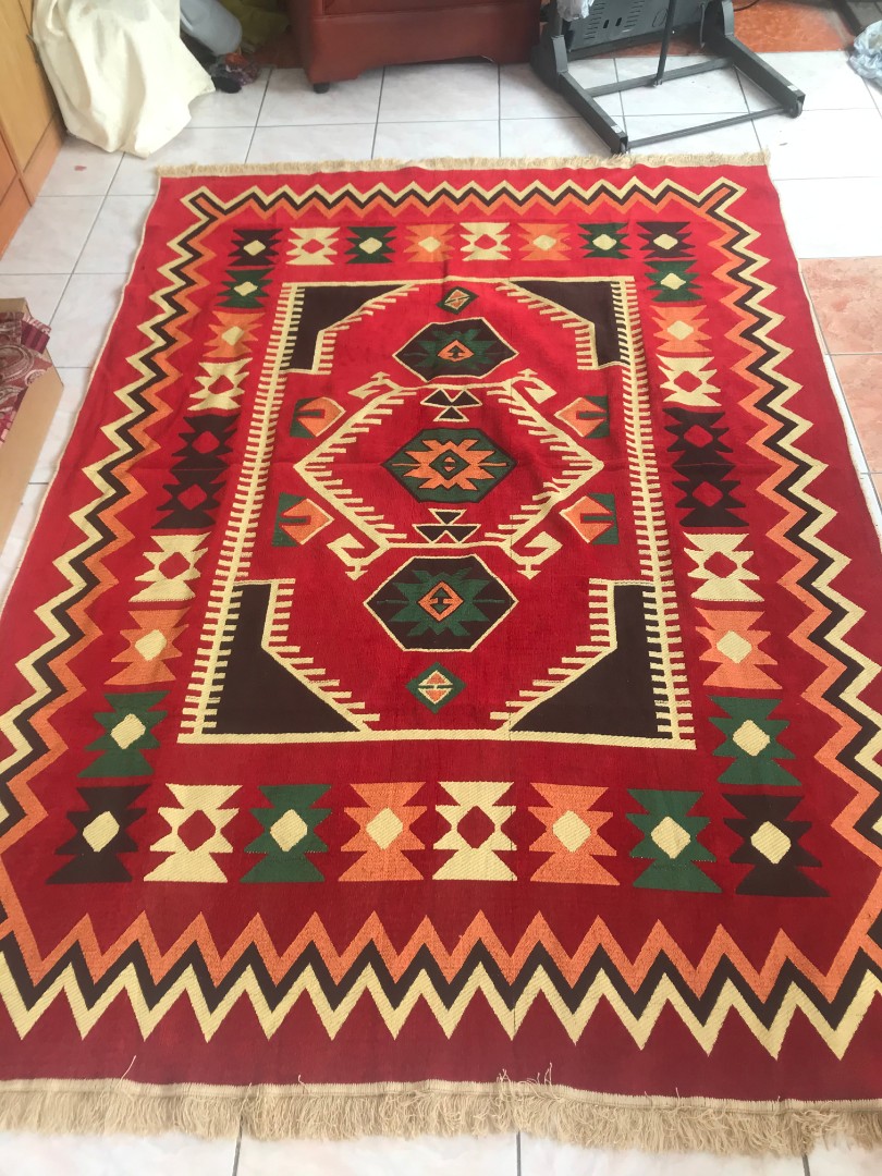 CLEARANCE SALE! Authentic Handmade Kilim persian carpet rug Extra