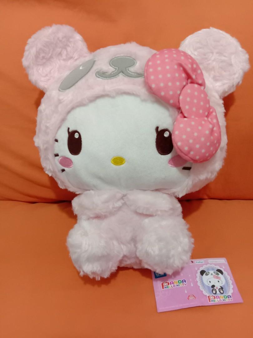 Hello kitty panda plush best sale