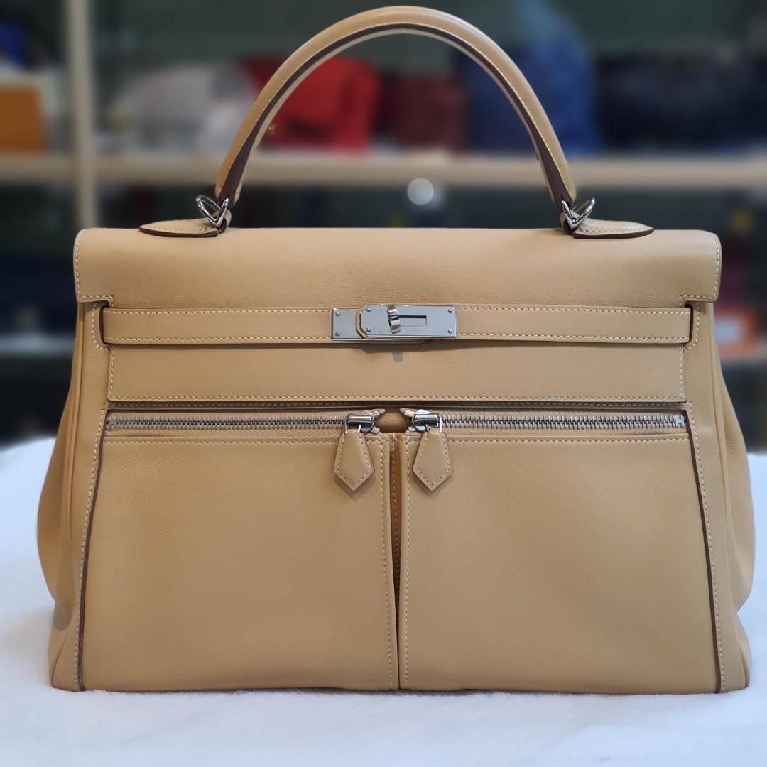 HERMES KELLY RETOURNE 25 ROUGE H TOGO, Luxury, Bags & Wallets on Carousell