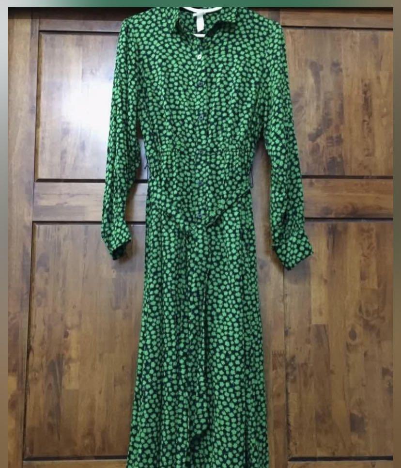 H&m sales green dress