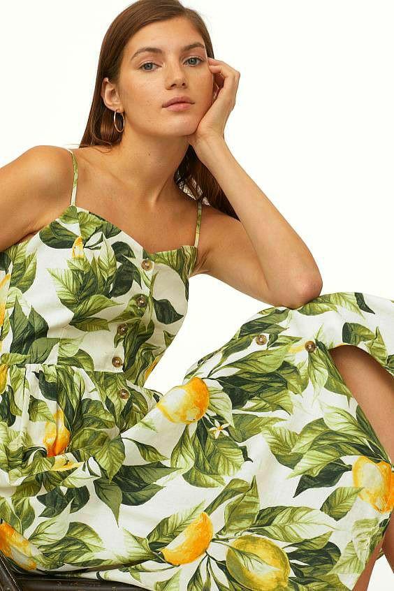 H and m lemon top dress