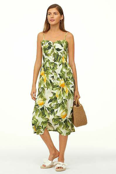 Lemon dress h&m top