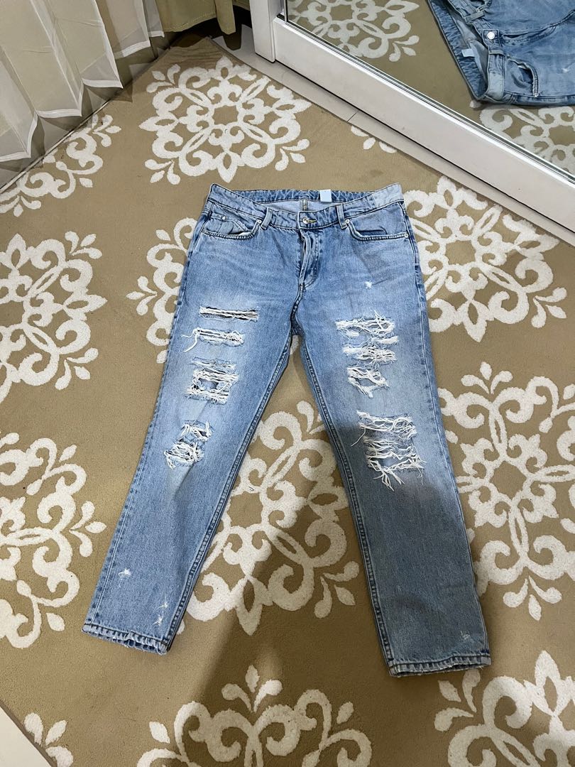 Hnm boyfriend low waist and denim 