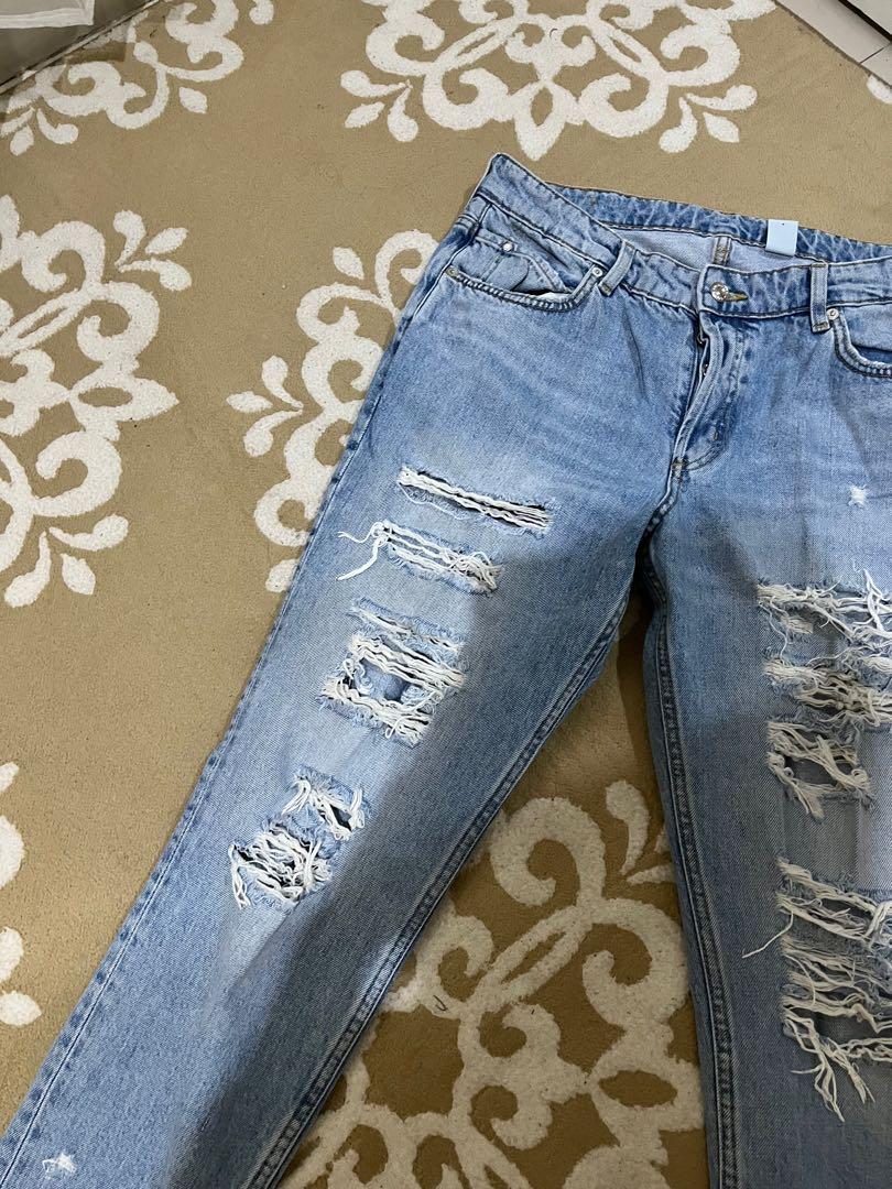 Hnm boyfriend low waist and denim 