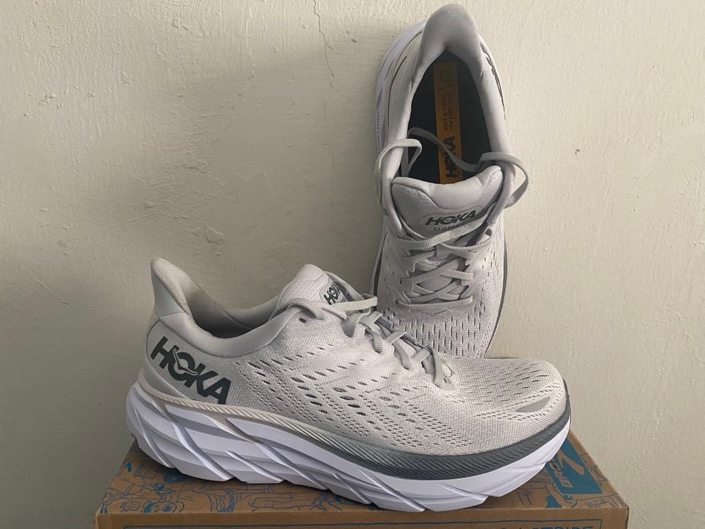 HOKA Clifton 8 Lunar Rock Nimbus Cloud US9 2E