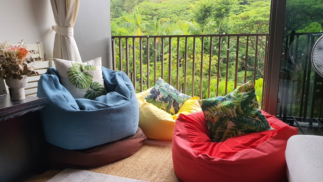 Custom made shop bean bags