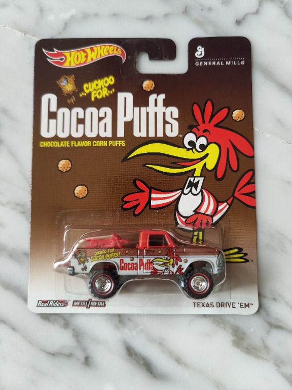 Hot Wheels Texas Drive'Em Pop Culture series Cocoa Puffs, Hobbies