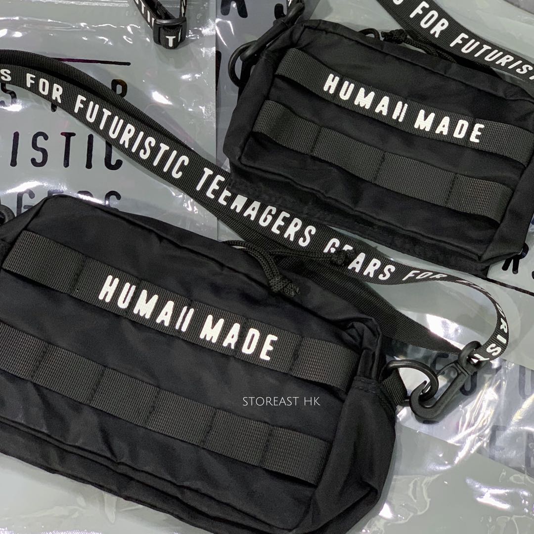 Human Made Military Pouch (Black), 男裝, 袋, 腰袋、手提袋、小袋