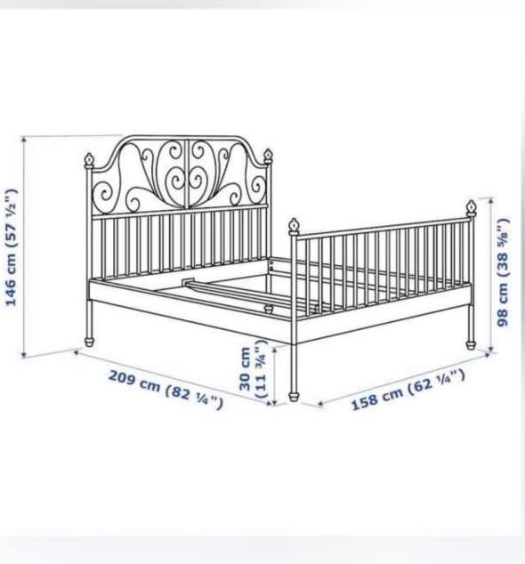 IKEA Bed Frame queen, Furniture & Home Living, Furniture, Bed Frames