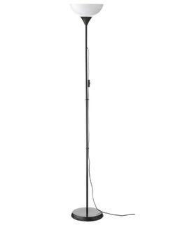 IKEA stand lamp (Adjustable Height) Black W:27cm H:176 cm