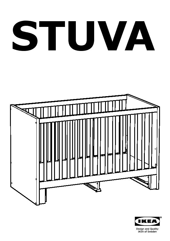 IKEA STUVA COT WITH DRAWERS Babies Kids Baby Nursery