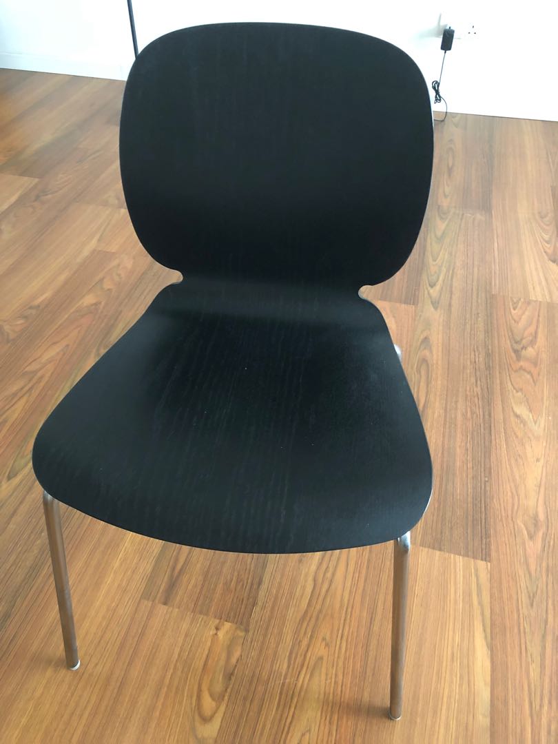 Ikea chair SVENBERTIL Black dining chair Furniture Home