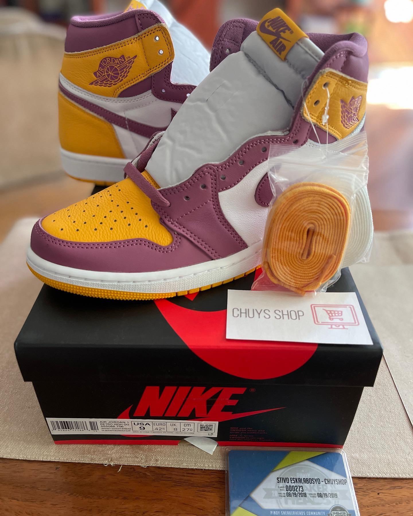Jordan 1 High OG 'Brotherhood' / 'Lakers', Men's Fashion, Footwear,  Sneakers on Carousell