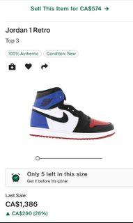 Jordan 1 Top 3