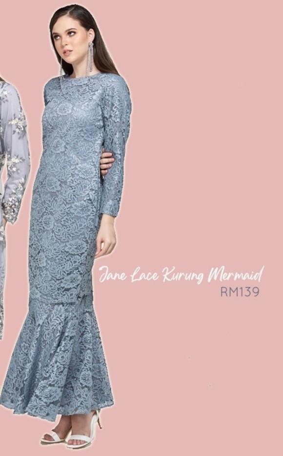 Mermaid baju kurung clearance