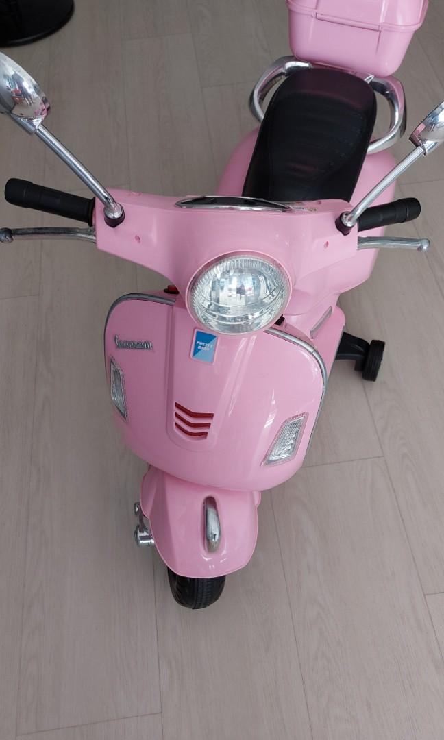 pink moped for kids