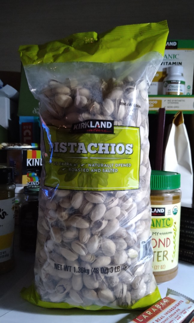 KIRKLAND PISTACHIOS ROASTED AND SEA SALTED NATURALLY OPENED, Food