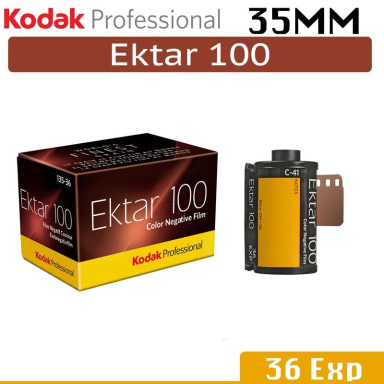 2 pack Kodak Professional Ektar 100 Color Negative Film 35mm Film 36 Exposures 