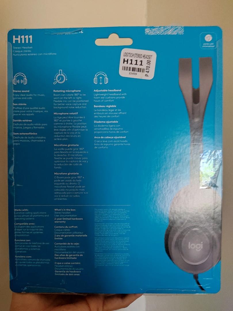Logitech Noise Reduction Headset, Audio, Headphones & Headsets on