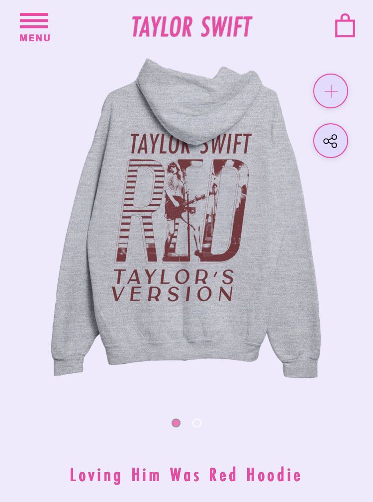 Loving him was red hoodie! (thoughts in comments!) : r/SwiftieMerch