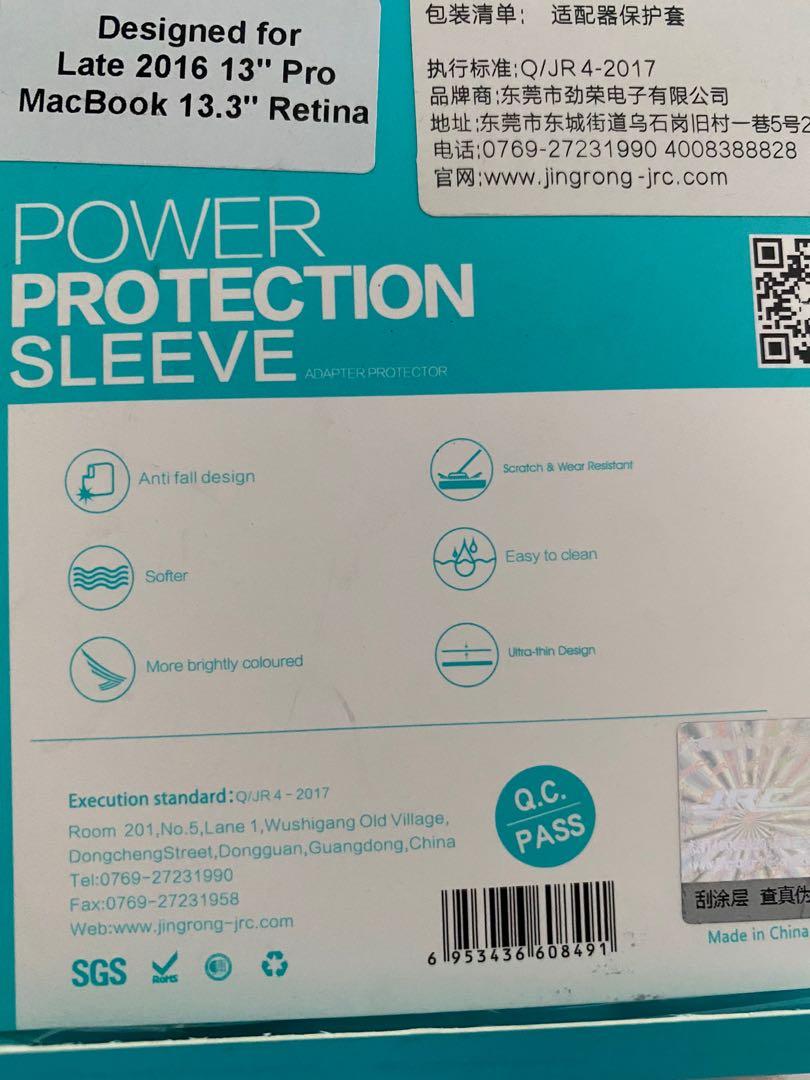 Macbook Pro charger rubber case for (model: Pro 2016 13inches) (Category: Laptop Bags & Sleeves) located in Manila. Submitted by notpapayas (Listing ID 1146575437, Image 2). Description: BRAND NEW NEVER USED .