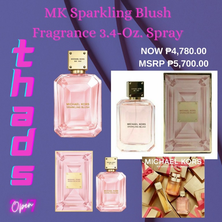 Michael kors sparkling blush 3.4 oz clearance