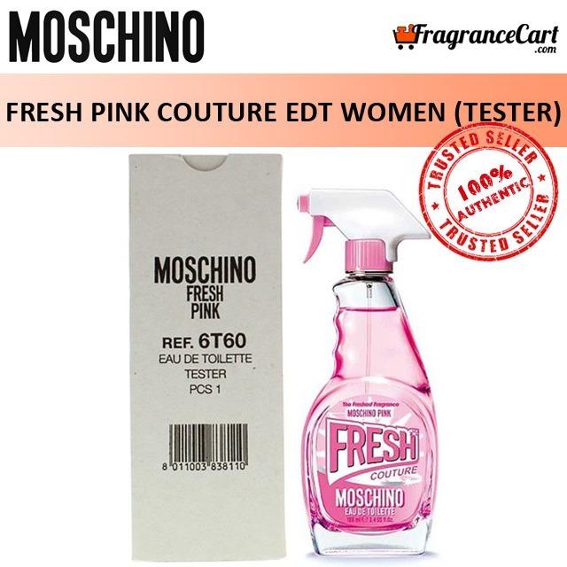 Moschino Pink Fresh Couture EDT for Women 100ml Tester GiftSet