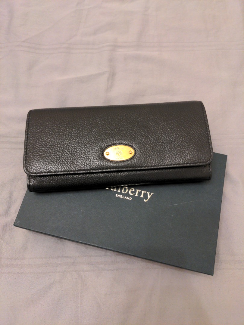 Mulberry plaque long discount wallet