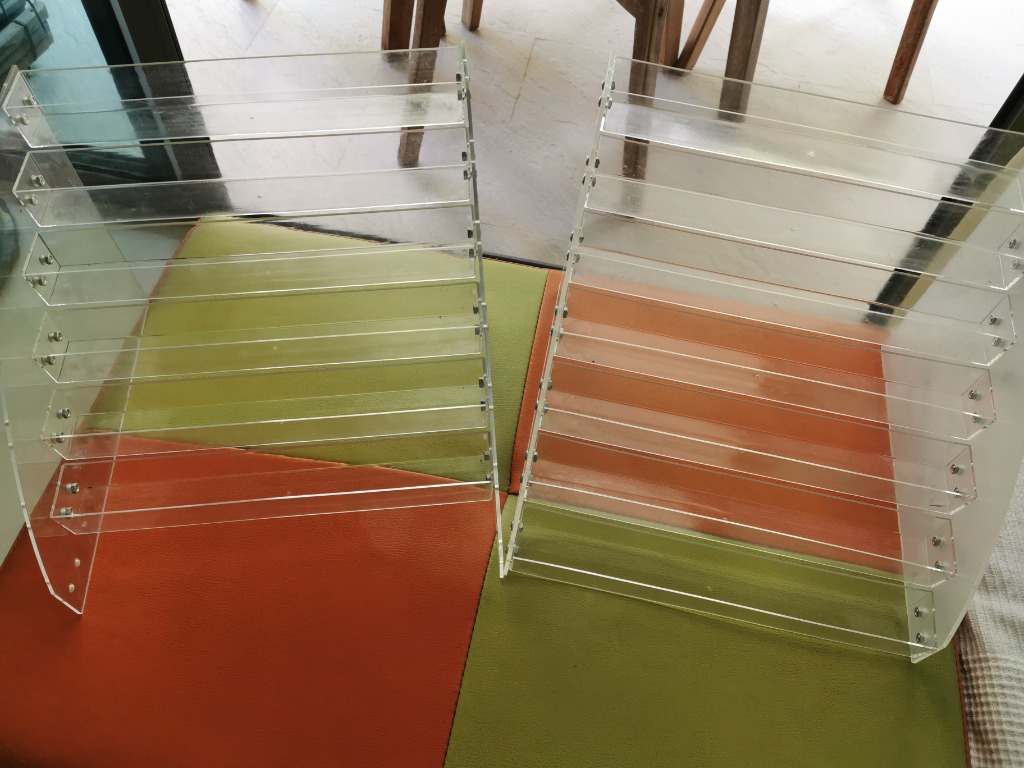 Nail varnish/painting rack, Furniture & Home Living, Furniture, Shelves ...