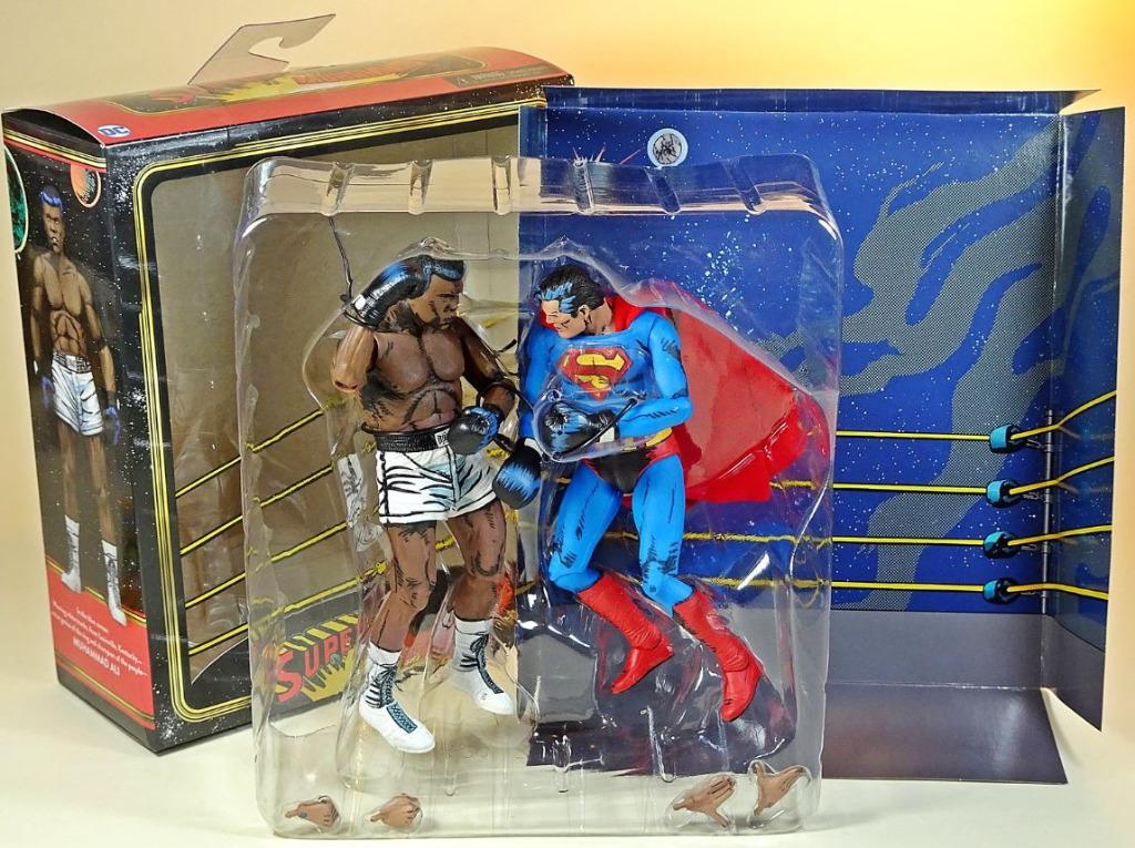 NECA ACTION TOY SUPERMAN vs. MUHAMMAD ALI Hobbies Toys Toys