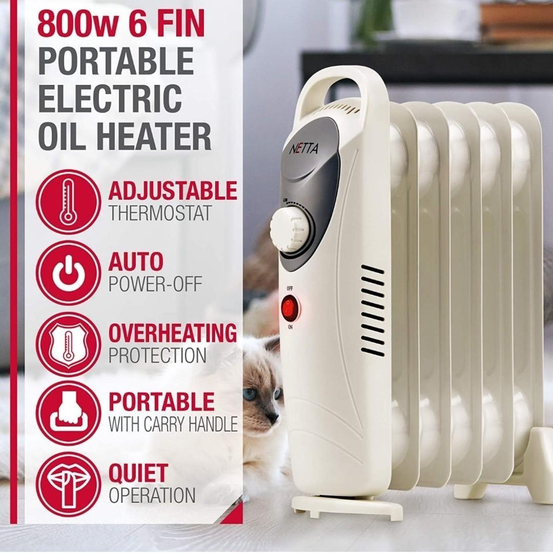 NETTA PORTABLE ELECTRIC OIL HEATER, TV u0026 Home Appliances, Other Home  Appliances on Carousell