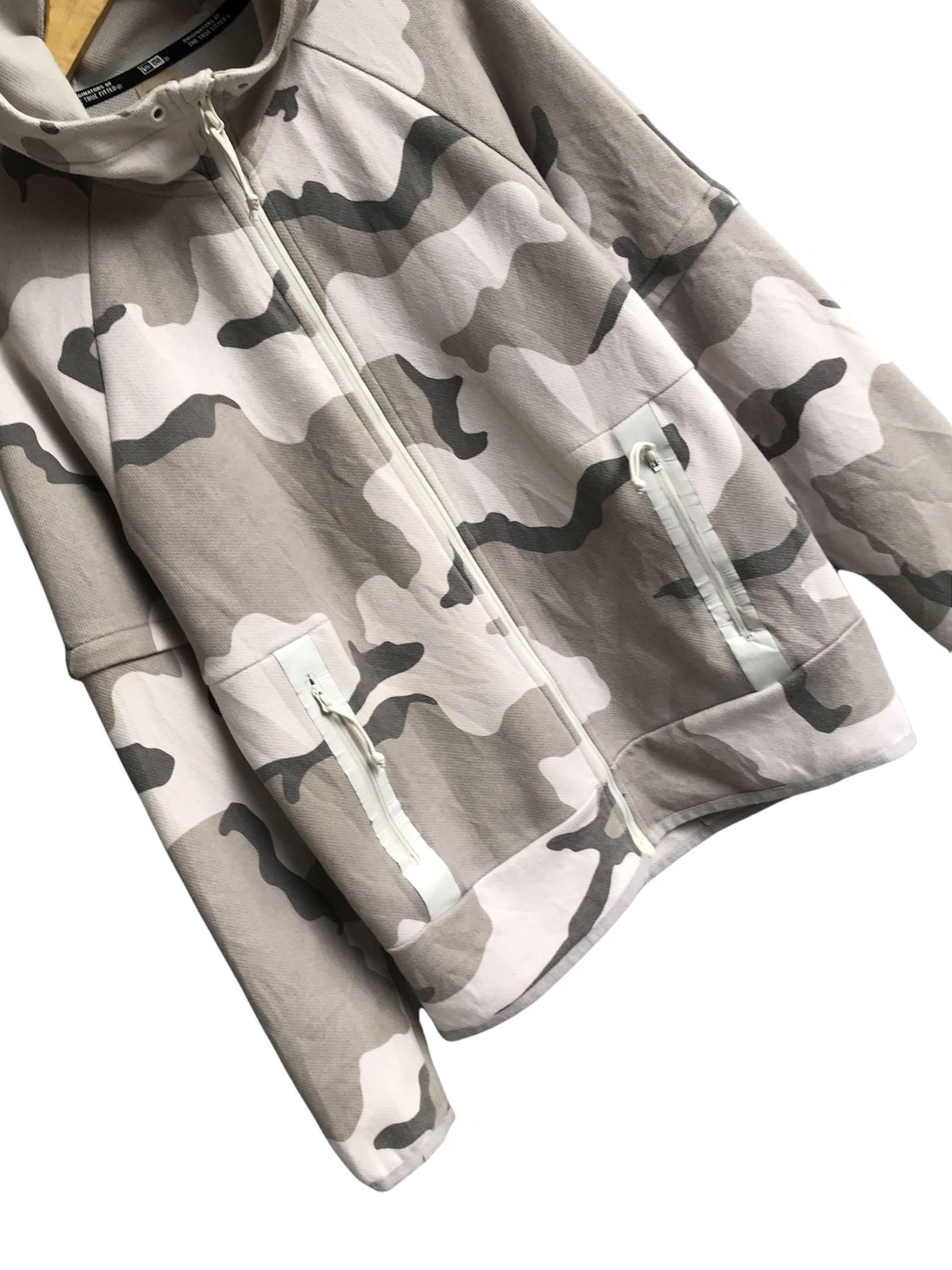 NEW ERA CAMO ZIPPER HOODIE