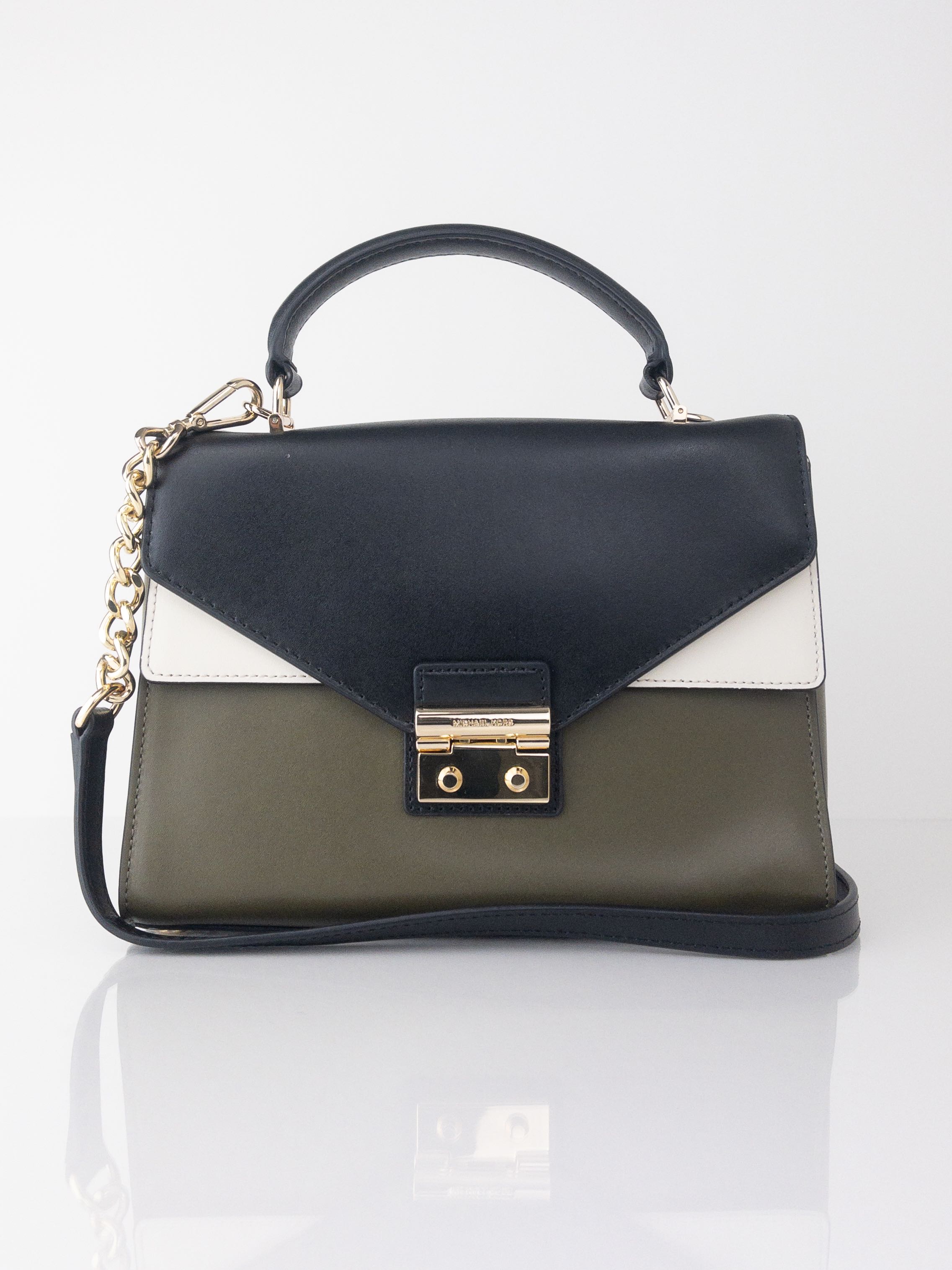Michael kors sloan medium top handle satchel hot sale