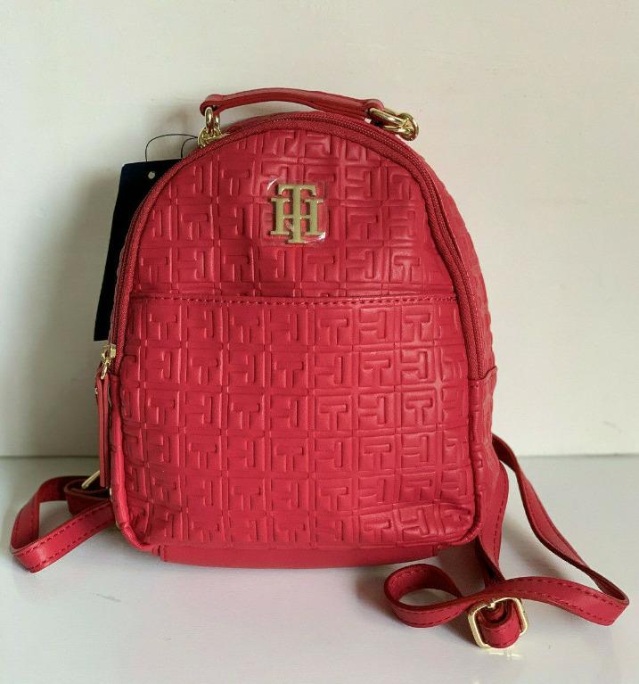 Tommy hilfiger sale mini backpack red